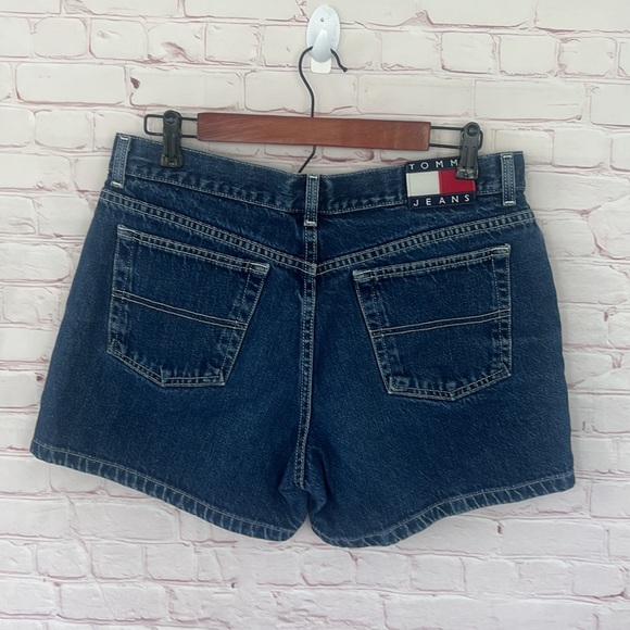 Y2K TOMMY HILFIGER DENIM SHORTS SIZE 13 - Picture 3 of 8